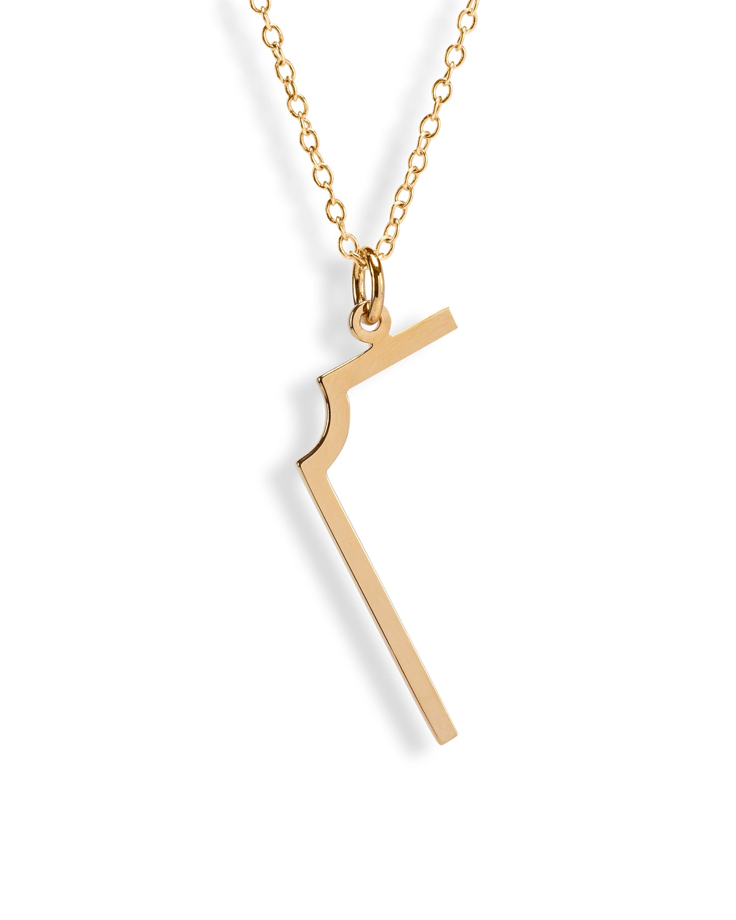 Biogeometry L90 Pendant - Gold Plated Sterling Silver
