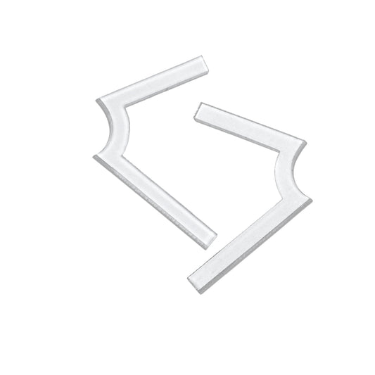Biobeometry L 66 Degree Electrical "L" 66 Plastic Sticker Pack - 5 pairs