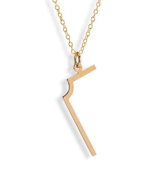 Biogeometry L90 Pendant - Gold Plated Sterling Silver