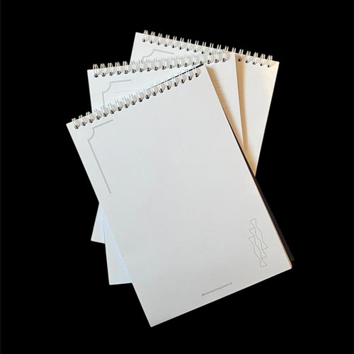 Biogeometry BG Notebooks (set of 3, 1 lined, 1 dotted, 1 plain)