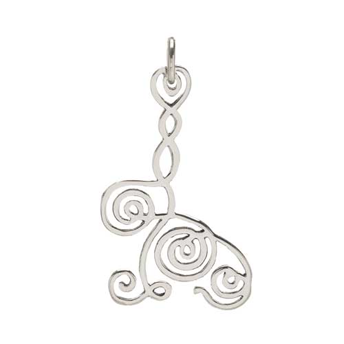 Biogeometry Energy Balancing Pendant - Sterling Silver